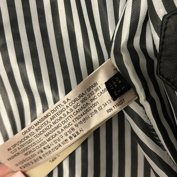 Massimo Dutti leather jacket - Picture 5 of 7